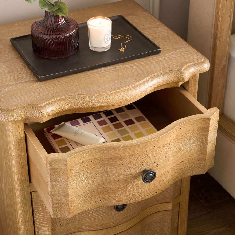 Aureum Bedside, Weathered Oak